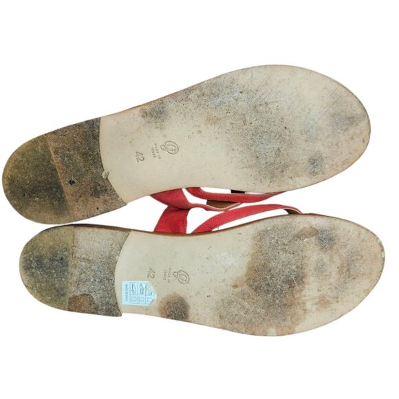 M.Gemi The Medio Fuchsia Suede Sandals Size EU 42/US 11 - Picture 5 of 13